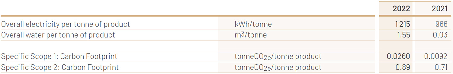 <b>Note:</b> Scope 1 carbon footprint for both 2021 and 2022 has been recalculated using the Department for Environment, Food and Rural Affairs (UK)
(DEFRA) factors for 2022